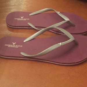 American Eagle Outfitters Shoes - American Eagle purple flip flops American Eagle Outfitters Shoes - American Eagle purple flip flops